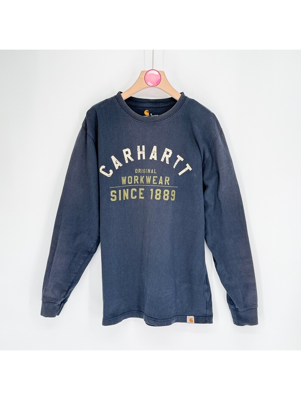 Carhartt Original Fit Graphic Logo Long Sleeve Mens S